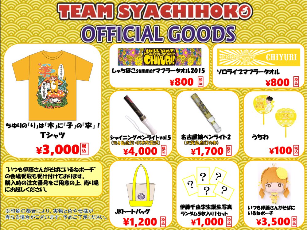 Syachihoko Staff : Team Syachihoko | しゃちほこスタッフ : チームしゃちほこ